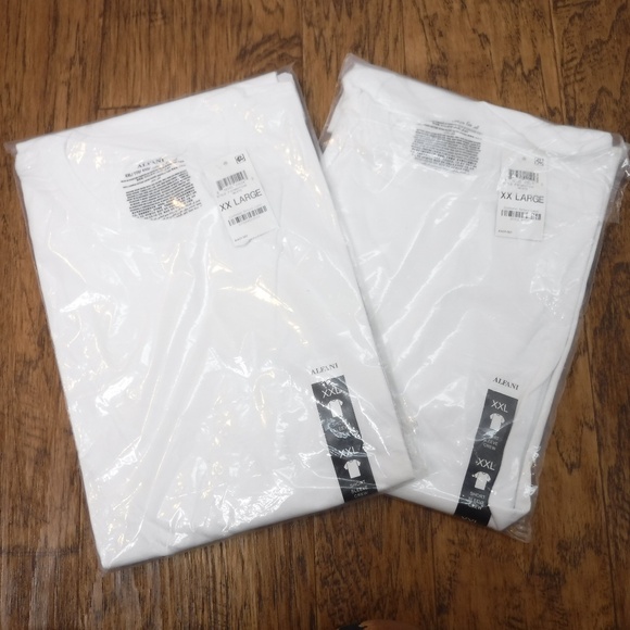 Alfani Other - Lots of 2 ALFANI White Color Crewneck Short Sleeve T-Shirt~